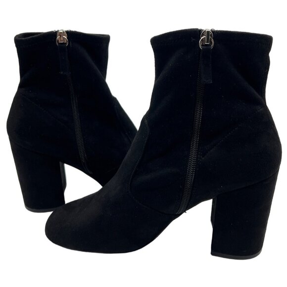 Steve Madden Suede Ankle Booties Size 8 - Picture 8 of 10